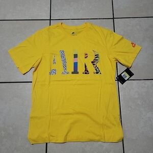 Nike Yellow Air Graphic Tee